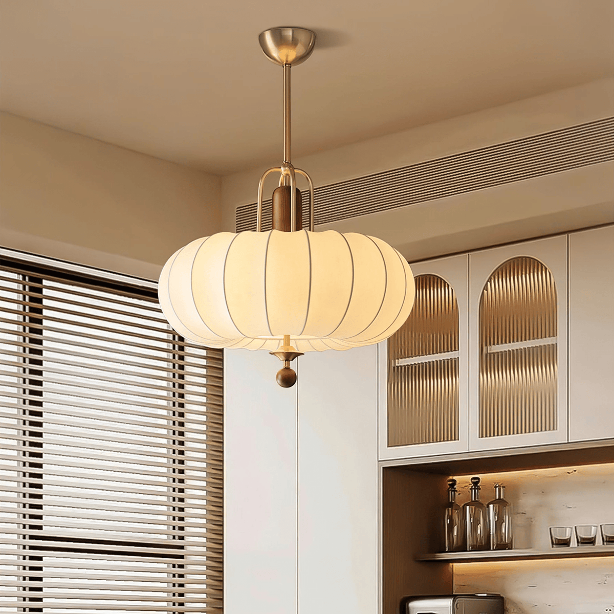 Caseline Retro Gold Pendelleuchte