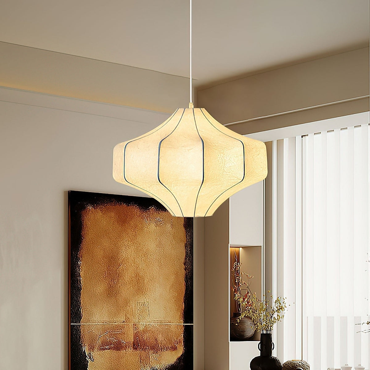 Elixor Silken Aura Seide Pendelleuchte