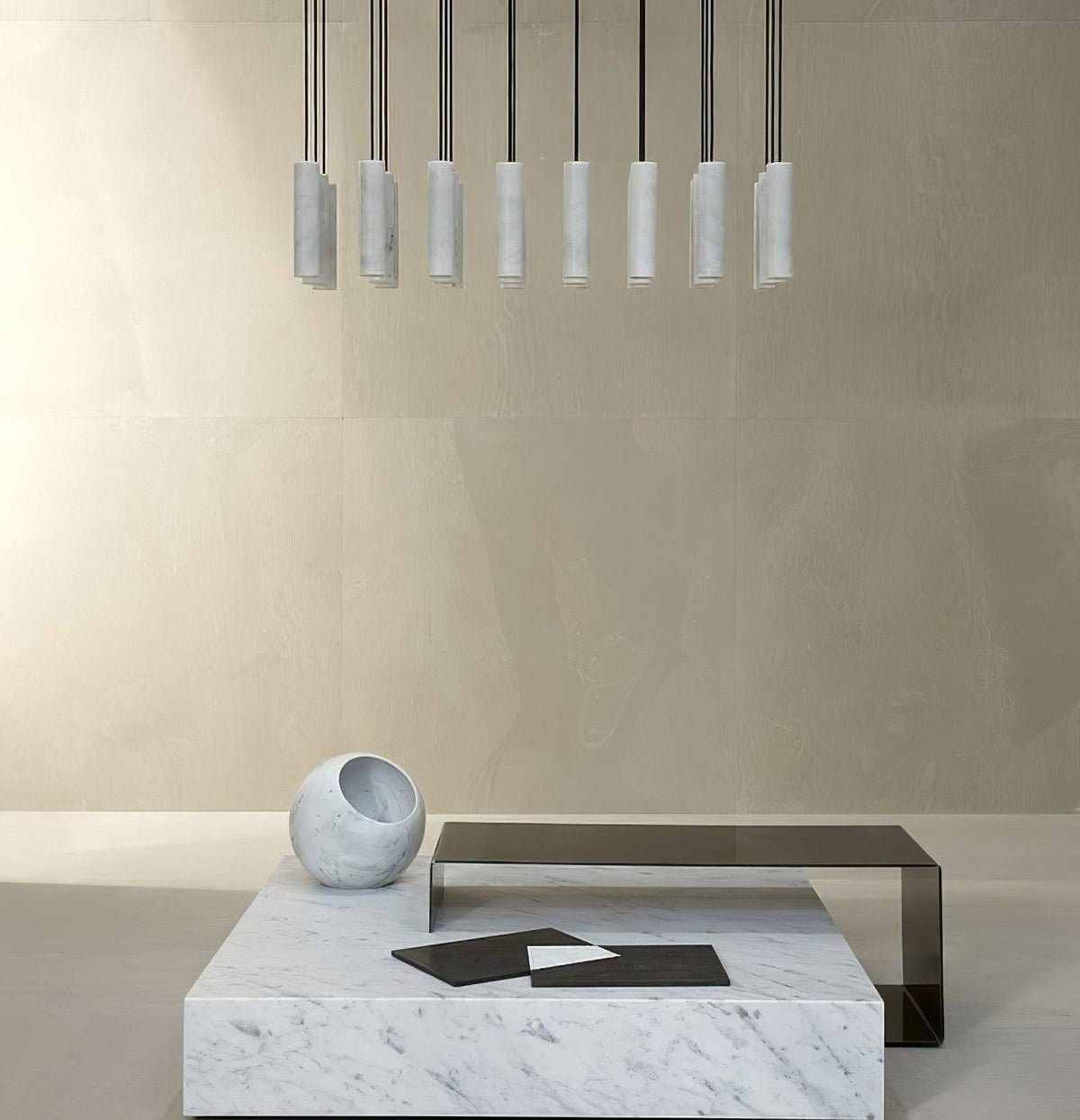 Lunexi Cluster Alabaster Pendelleuchte