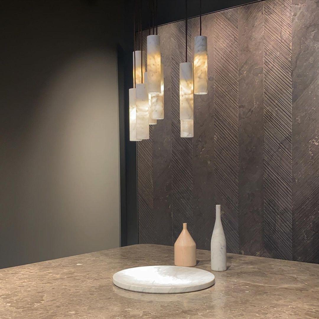 Lunexi Cluster Alabaster Pendelleuchte