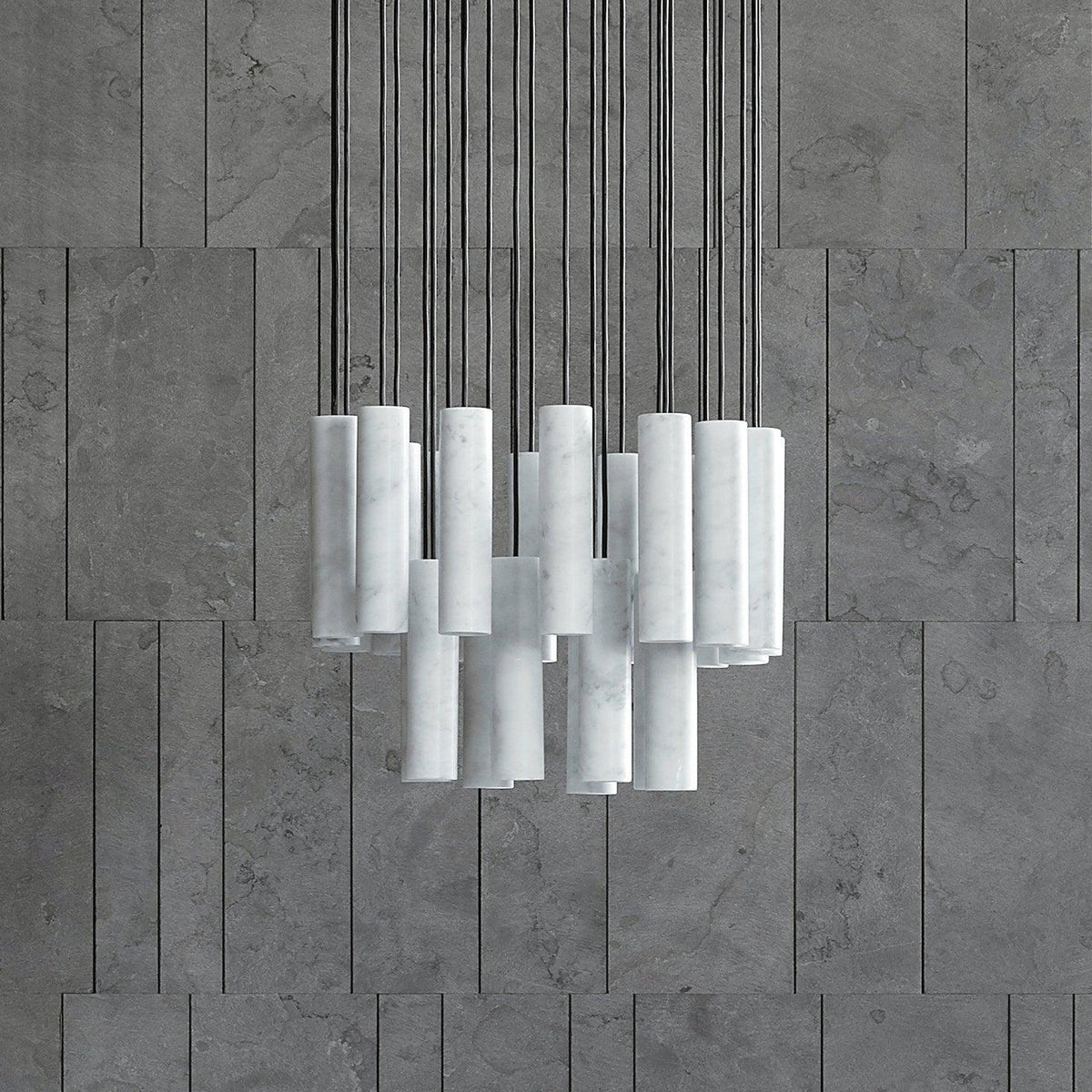 Lunexi Cluster Alabaster Pendelleuchte