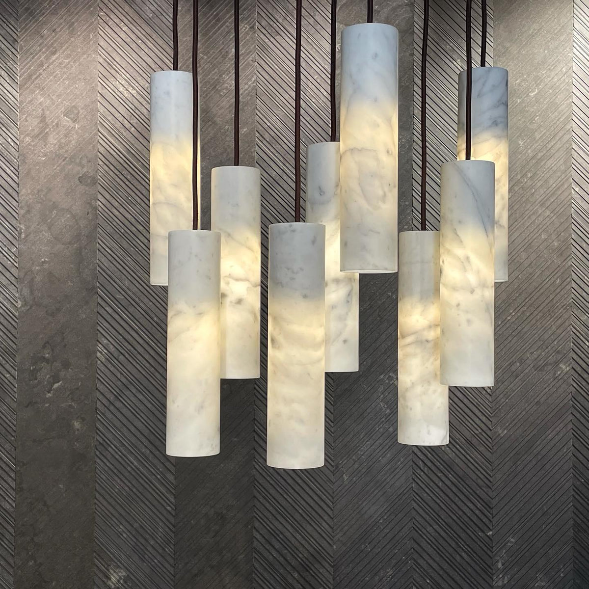 Lunexi Cluster Alabaster Pendelleuchte