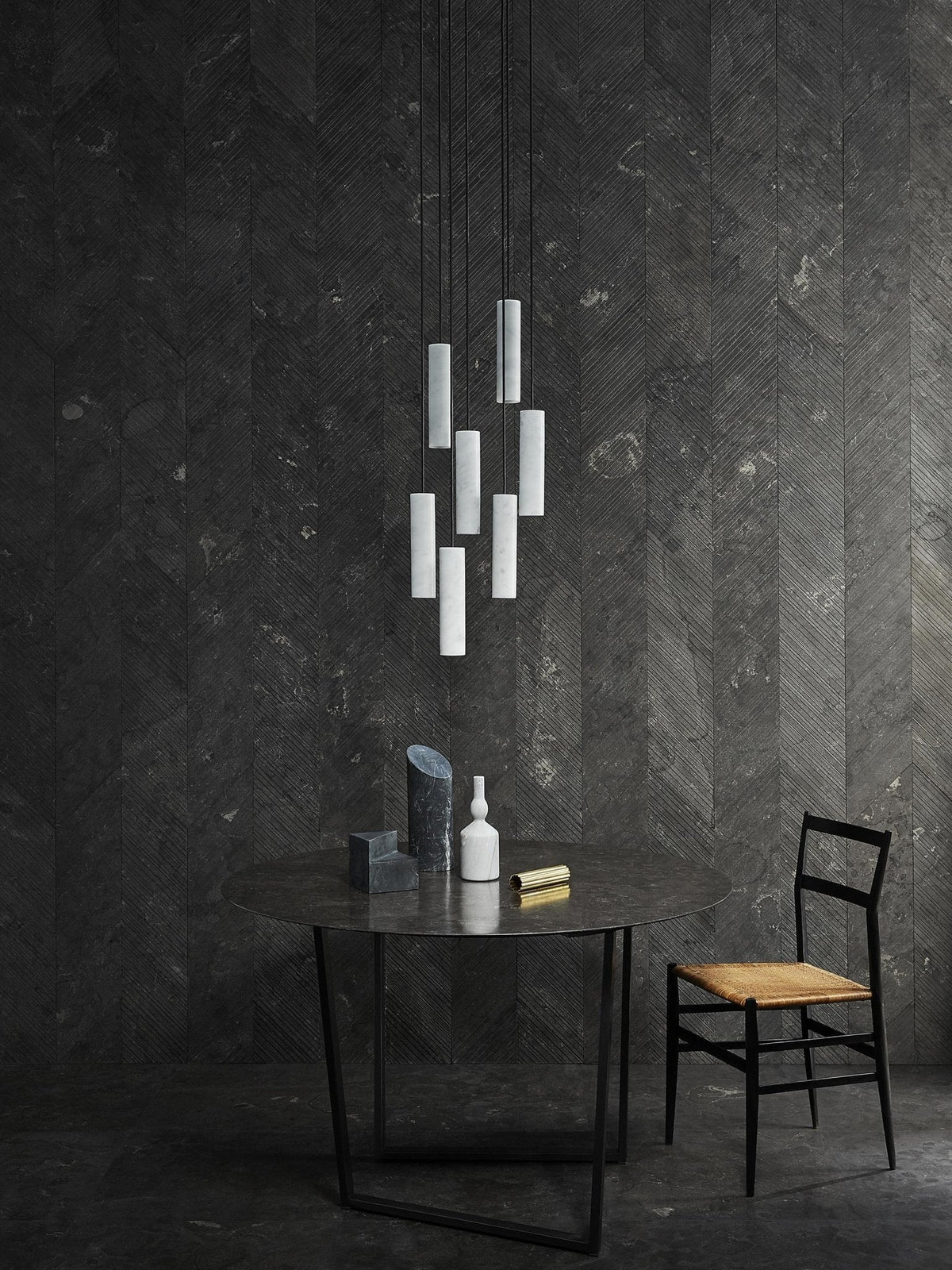 Lunexi Cluster Alabaster Pendelleuchte