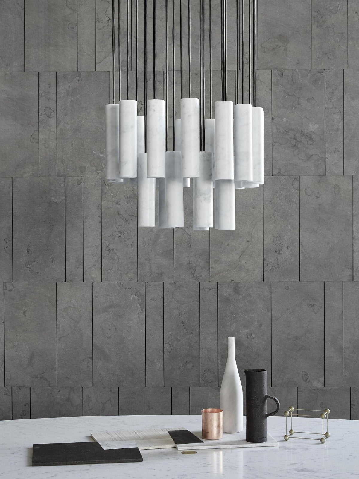 Lunexi Cluster Alabaster Pendelleuchte