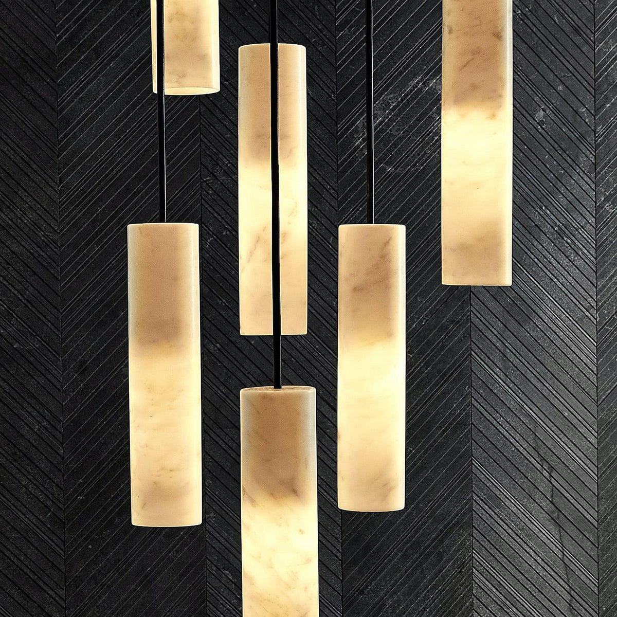Lunexi Cluster Alabaster Pendelleuchte
