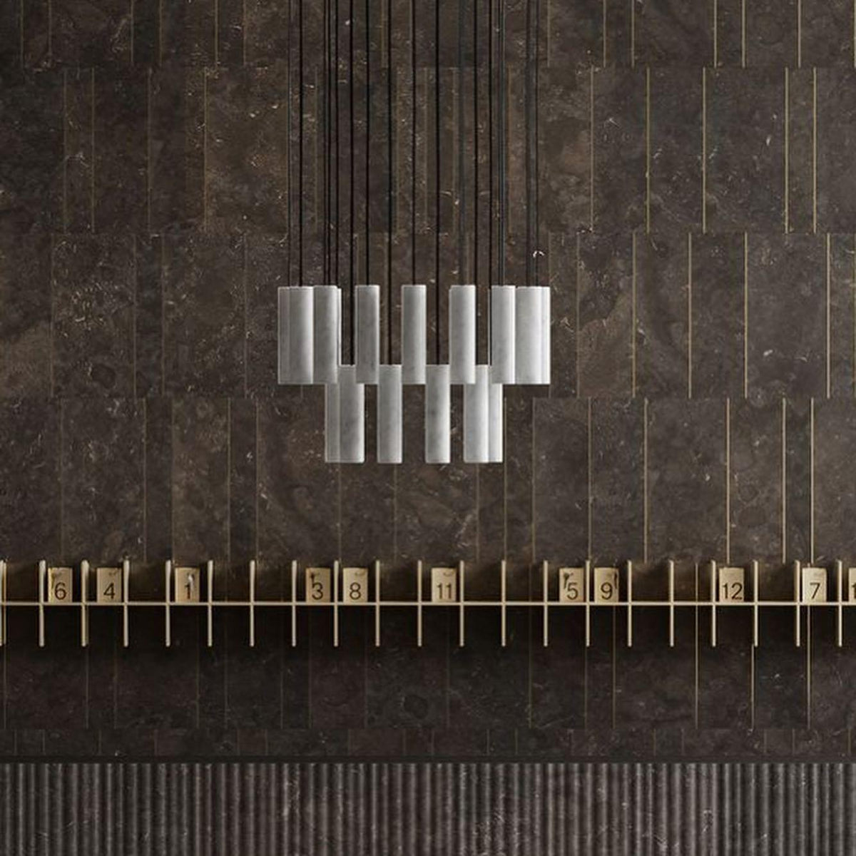 Lunexi Cluster Alabaster Pendelleuchte
