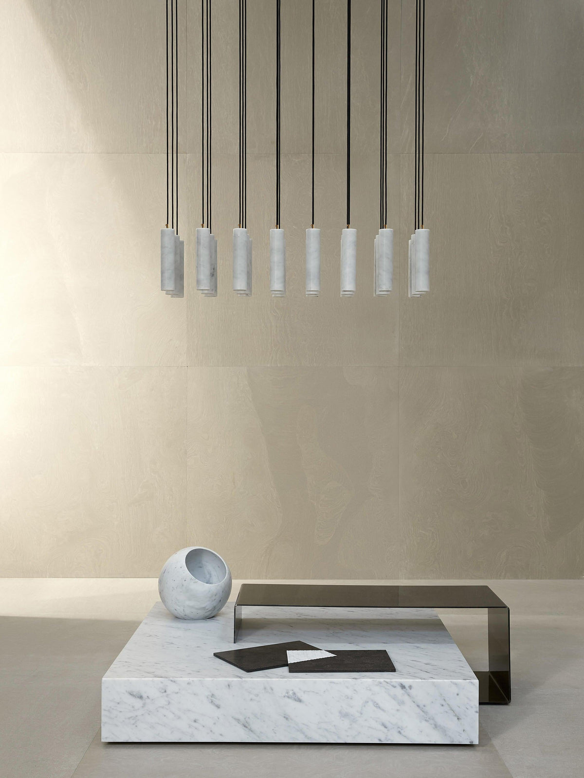 Lunexi Cluster Alabaster Pendelleuchte