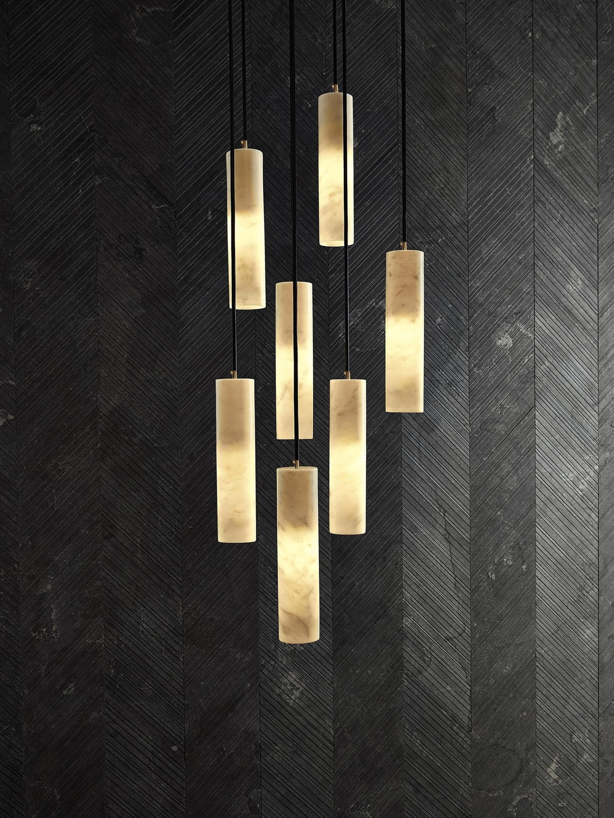 Lunexi Cluster Alabaster Pendelleuchte