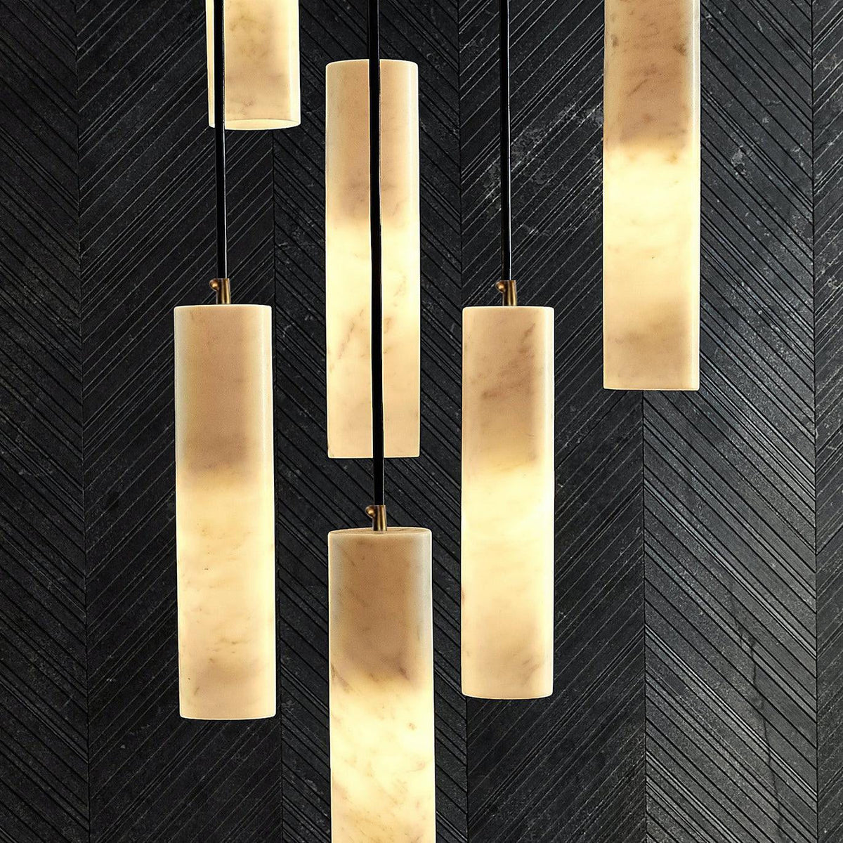 Lunexi Cluster Alabaster Pendelleuchte