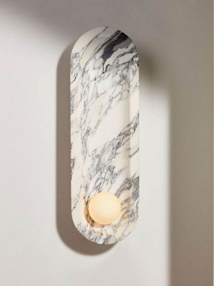 Pith elegante Wandleuchte aus Metall