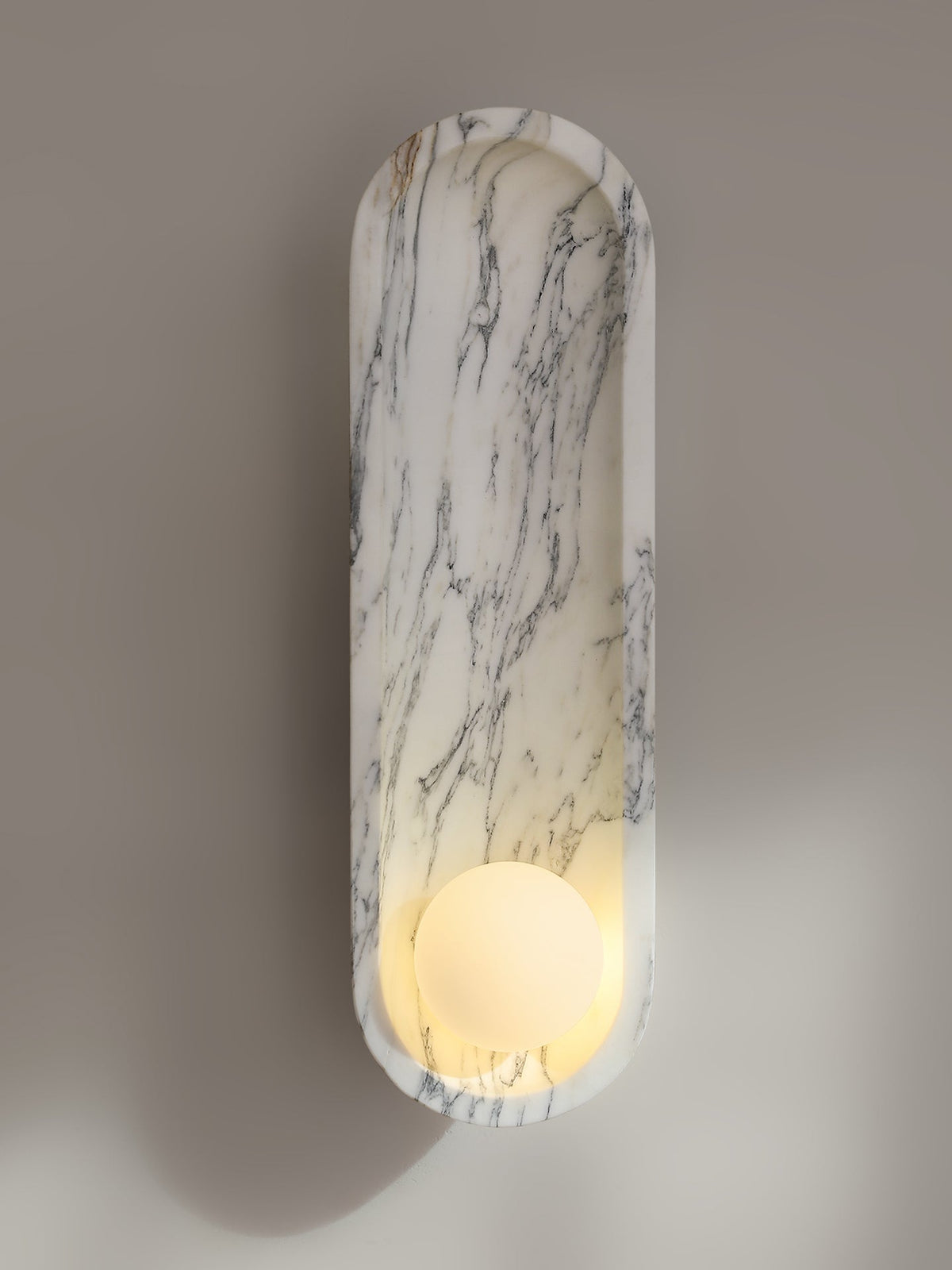 Pith elegante Wandleuchte aus Metall
