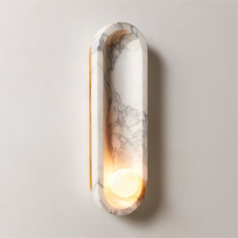 Pith elegante Wandleuchte aus Metall