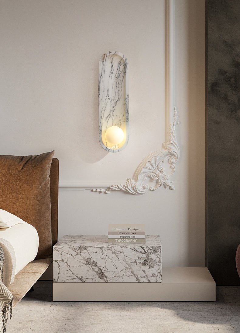 Pith elegante Wandleuchte aus Metall