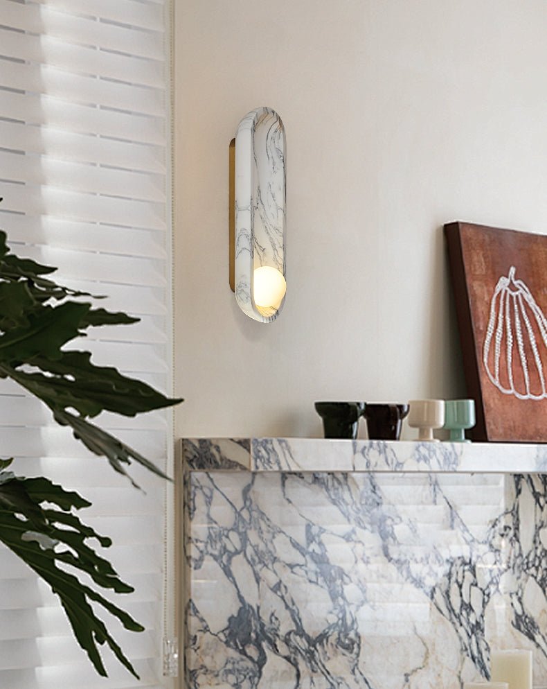 Pith elegante Wandleuchte aus Metall