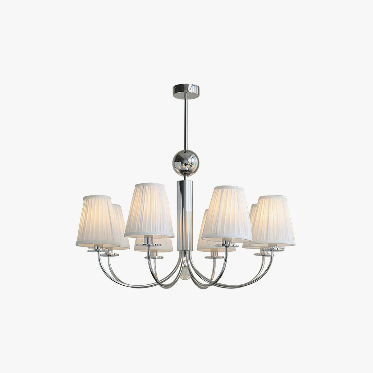 Glimmer Simplicity Kronleuchter Chrom