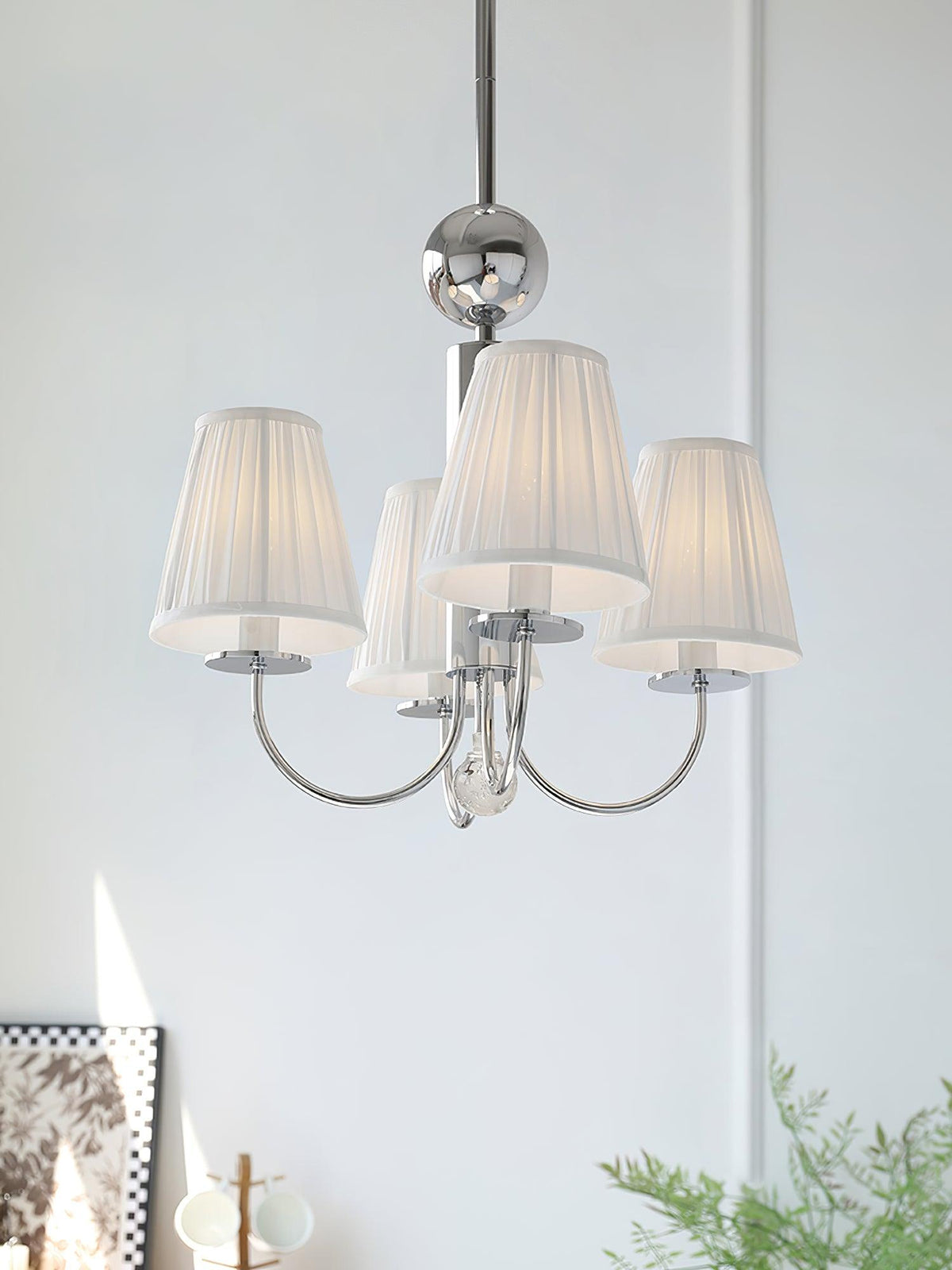 Glimmer Simplicity Kronleuchter Chrom