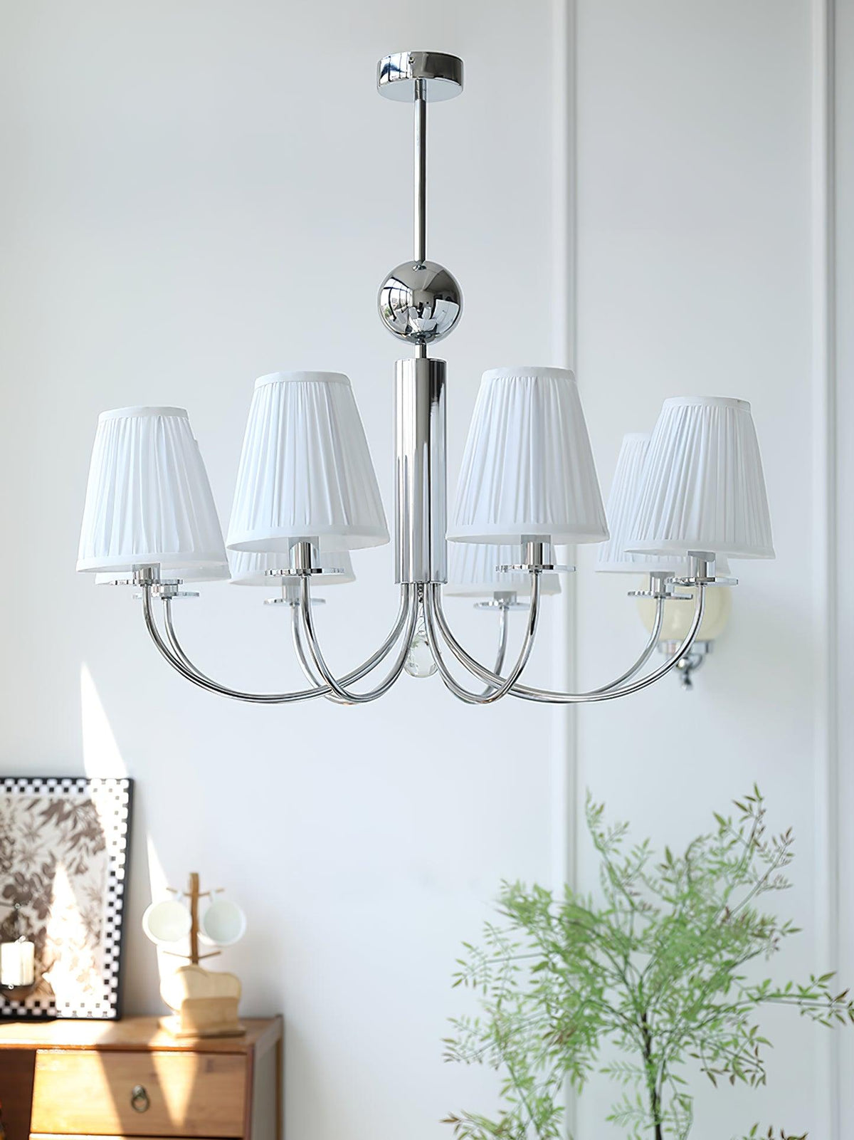Glimmer Simplicity Kronleuchter Chrom