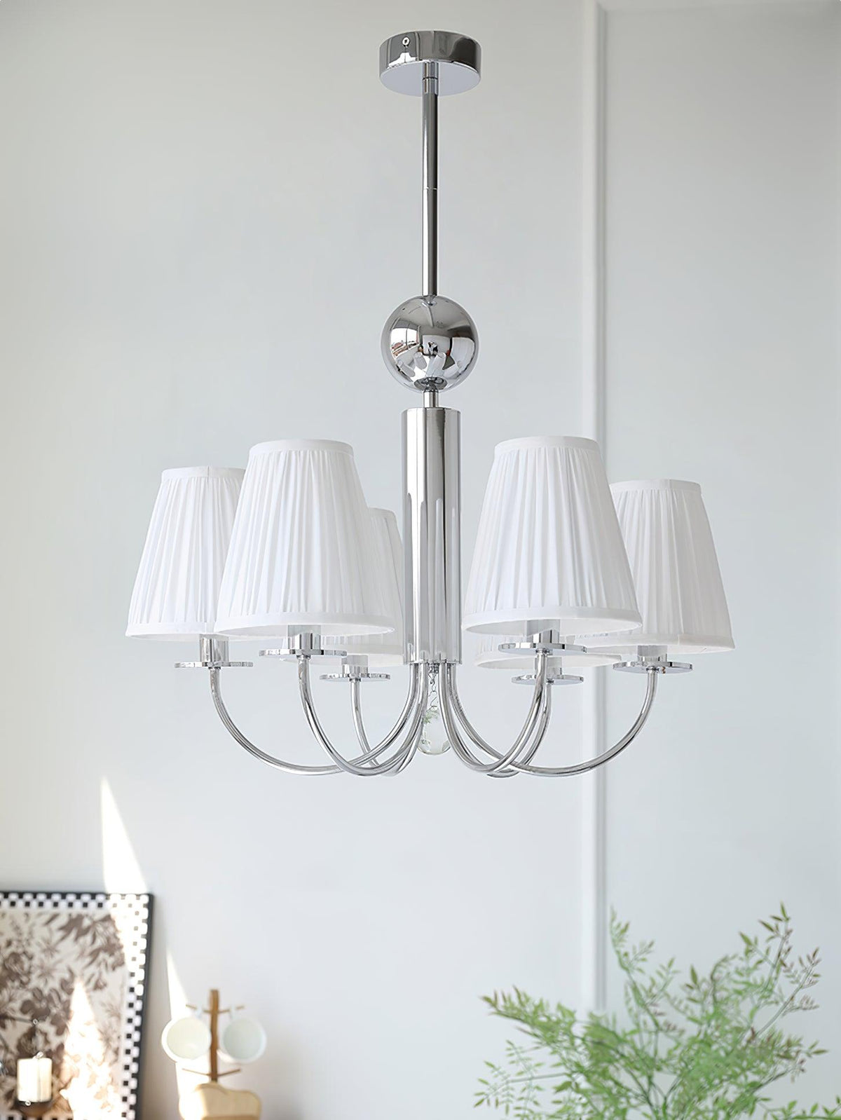 Glimmer Simplicity Kronleuchter Chrom