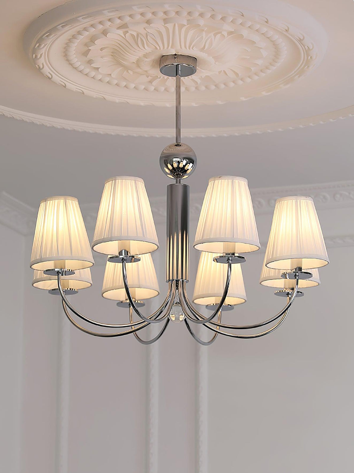 Glimmer Simplicity Kronleuchter Chrom