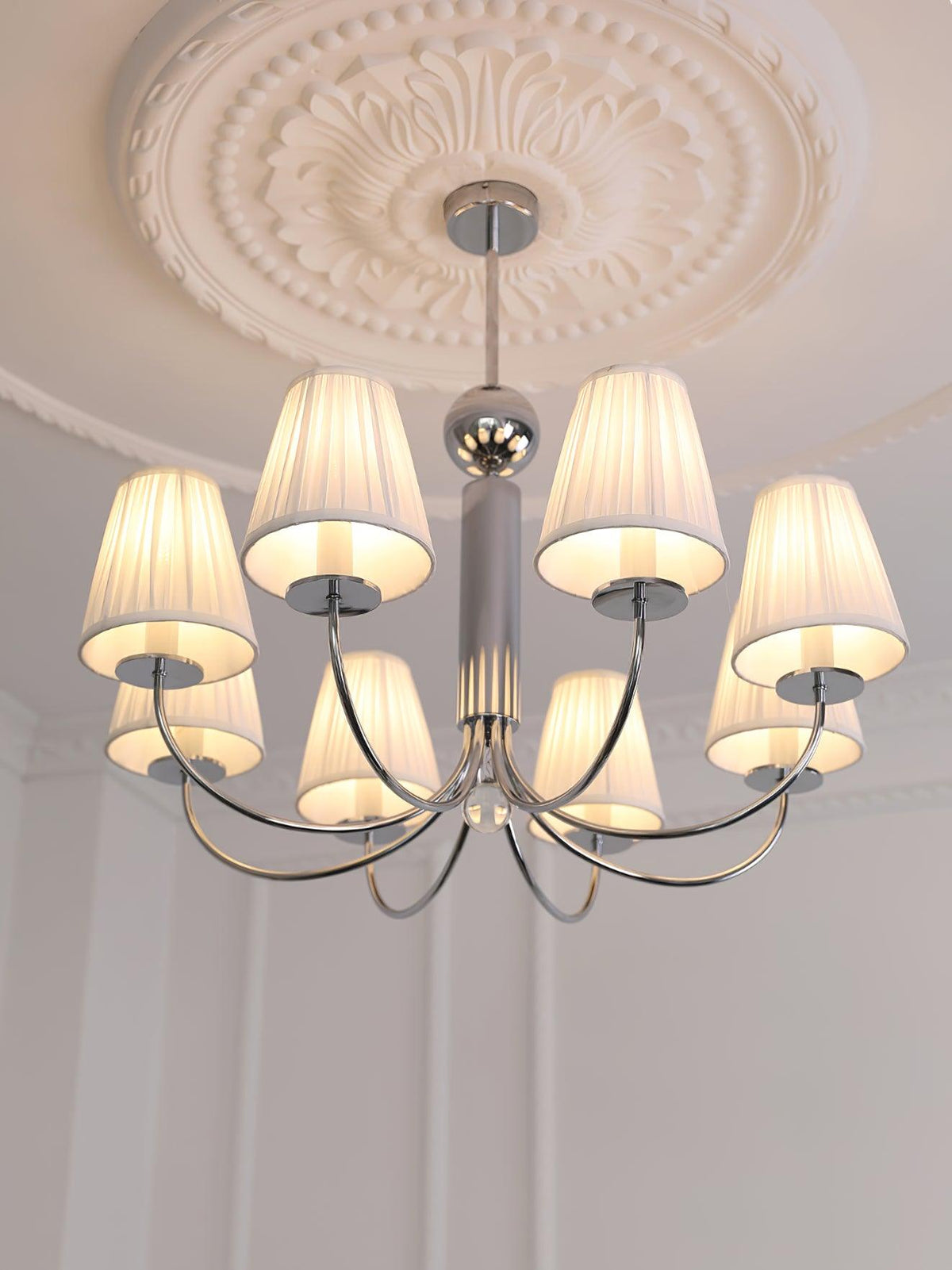 Glimmer Simplicity Kronleuchter Chrom
