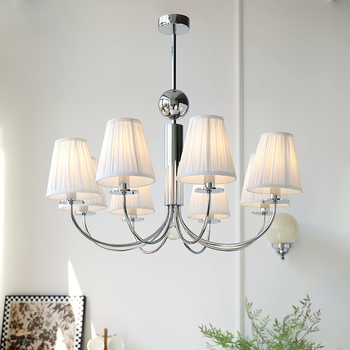 Glimmer Simplicity Kronleuchter Chrom