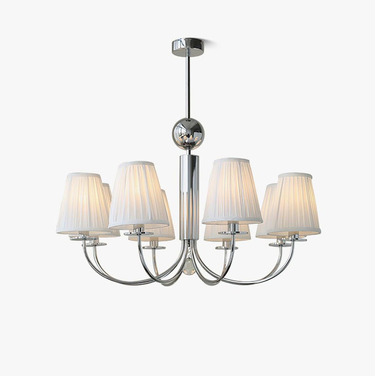Glimmer Simplicity Kronleuchter Chrom