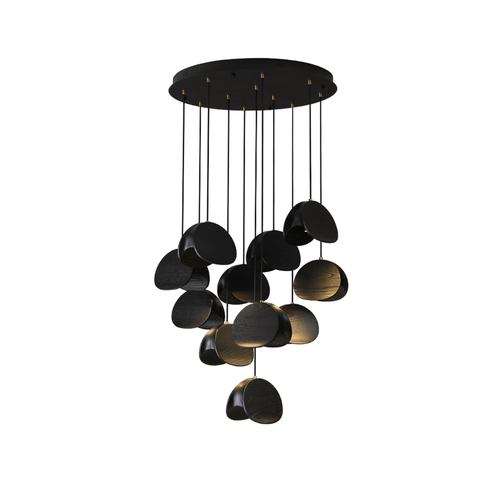 Elmiren Cluster Holz Pendelleuchte