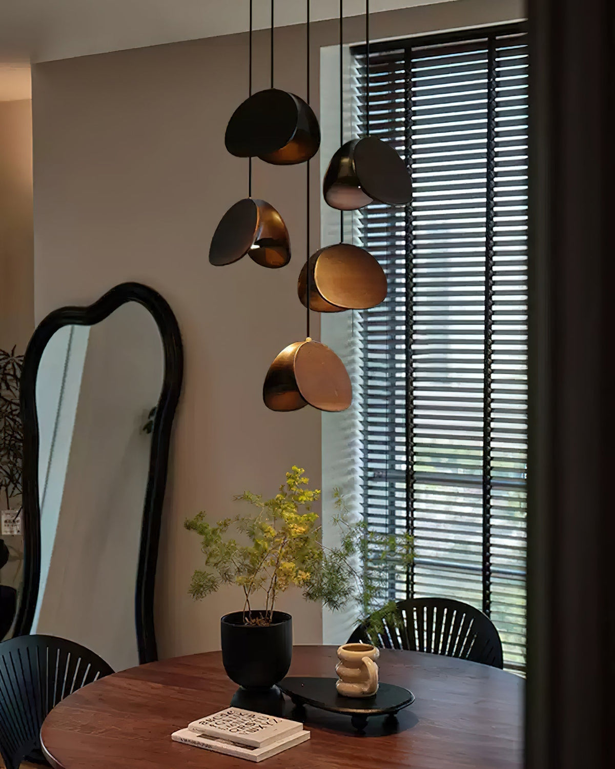 Elmiren Cluster Holz Pendelleuchte