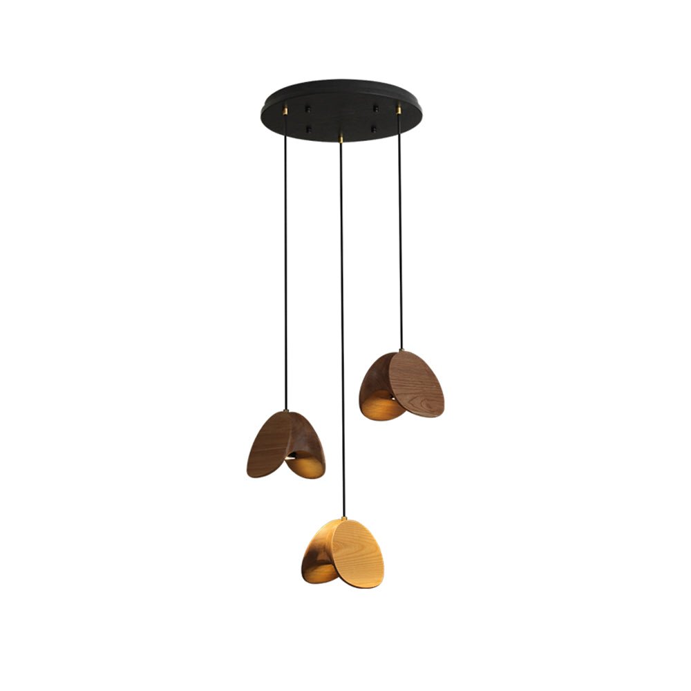 Elmiren Cluster Holz Pendelleuchte