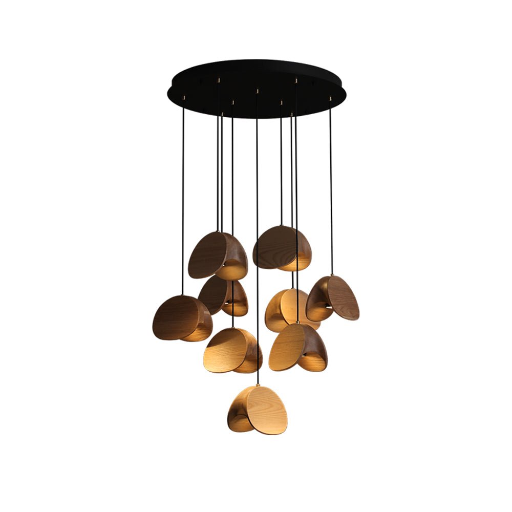 Elmiren Cluster Holz Pendelleuchte