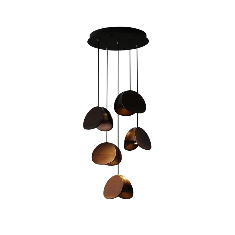 Elmiren Cluster Holz Pendelleuchte