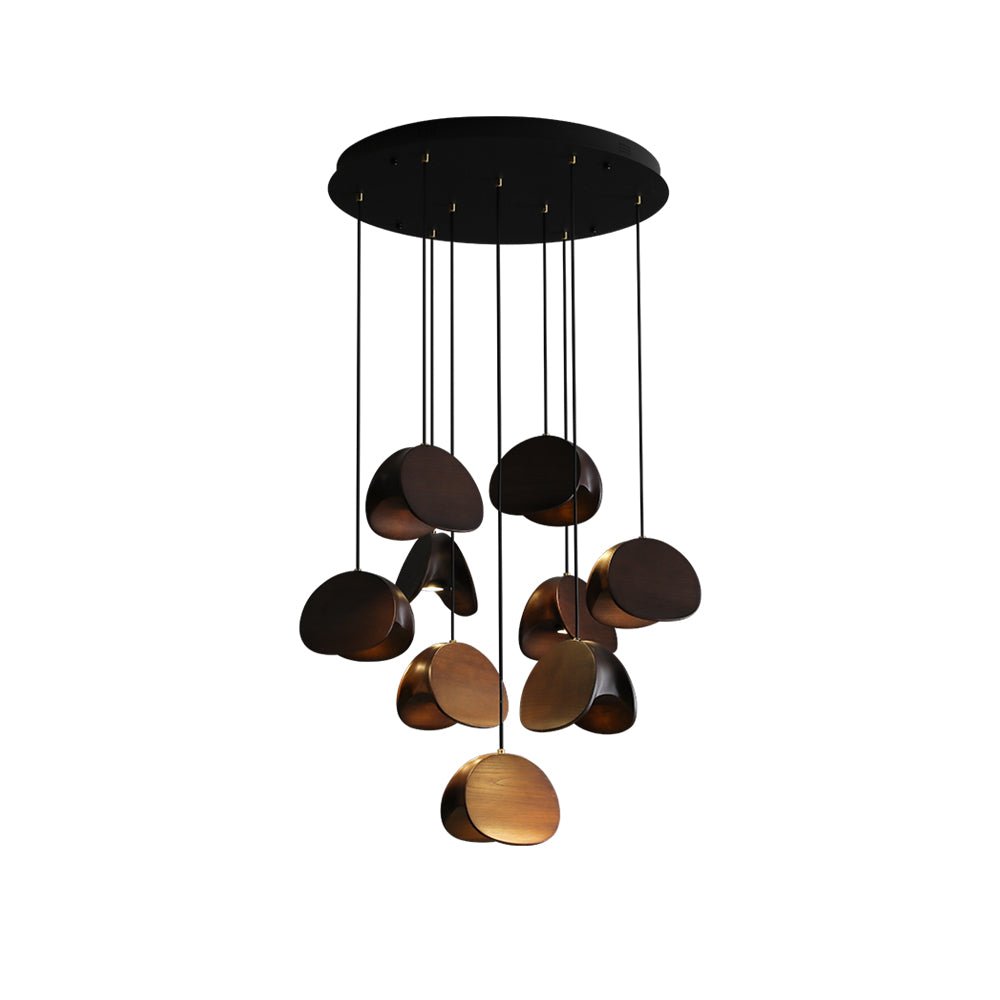 Elmiren Cluster Holz Pendelleuchte