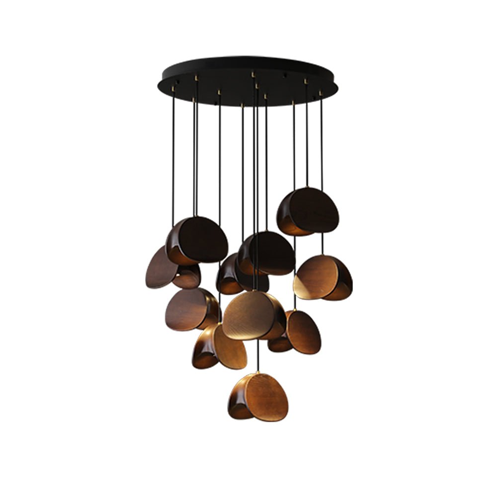Elmiren Cluster Holz Pendelleuchte