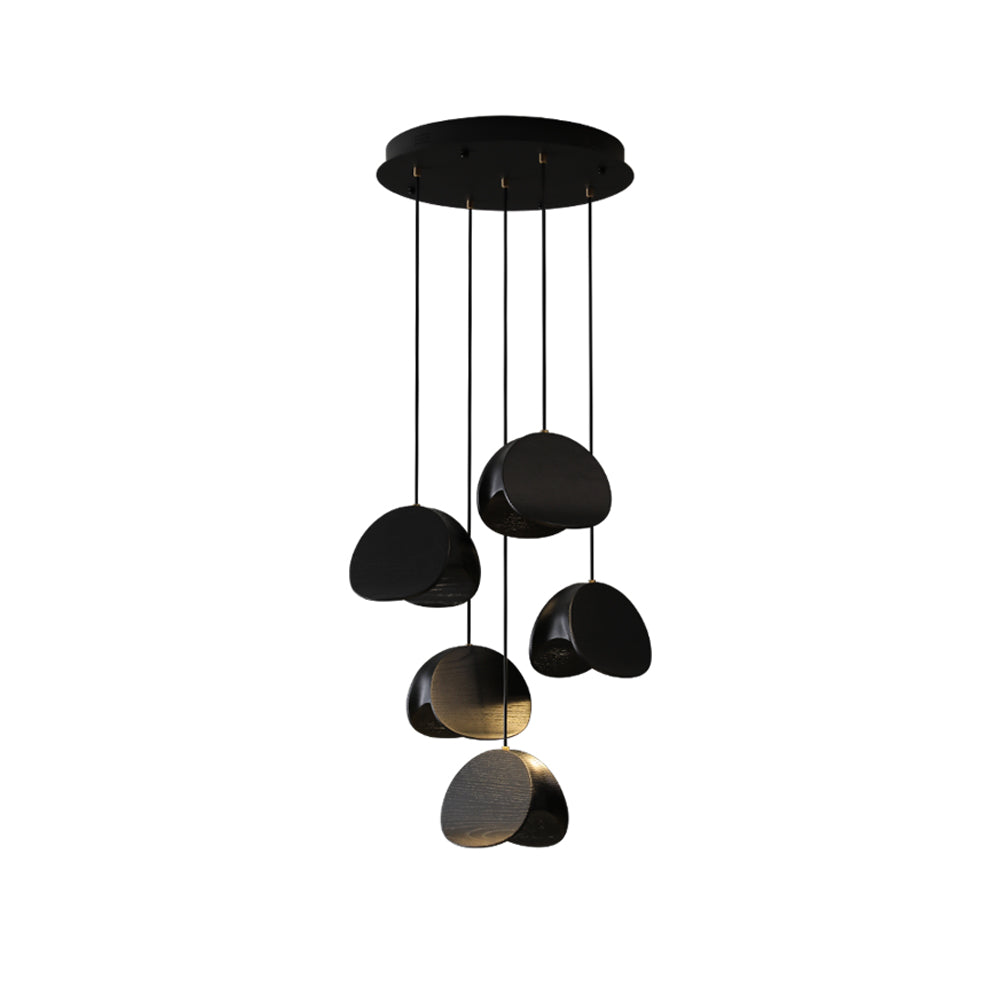 Elmiren Cluster Holz Pendelleuchte