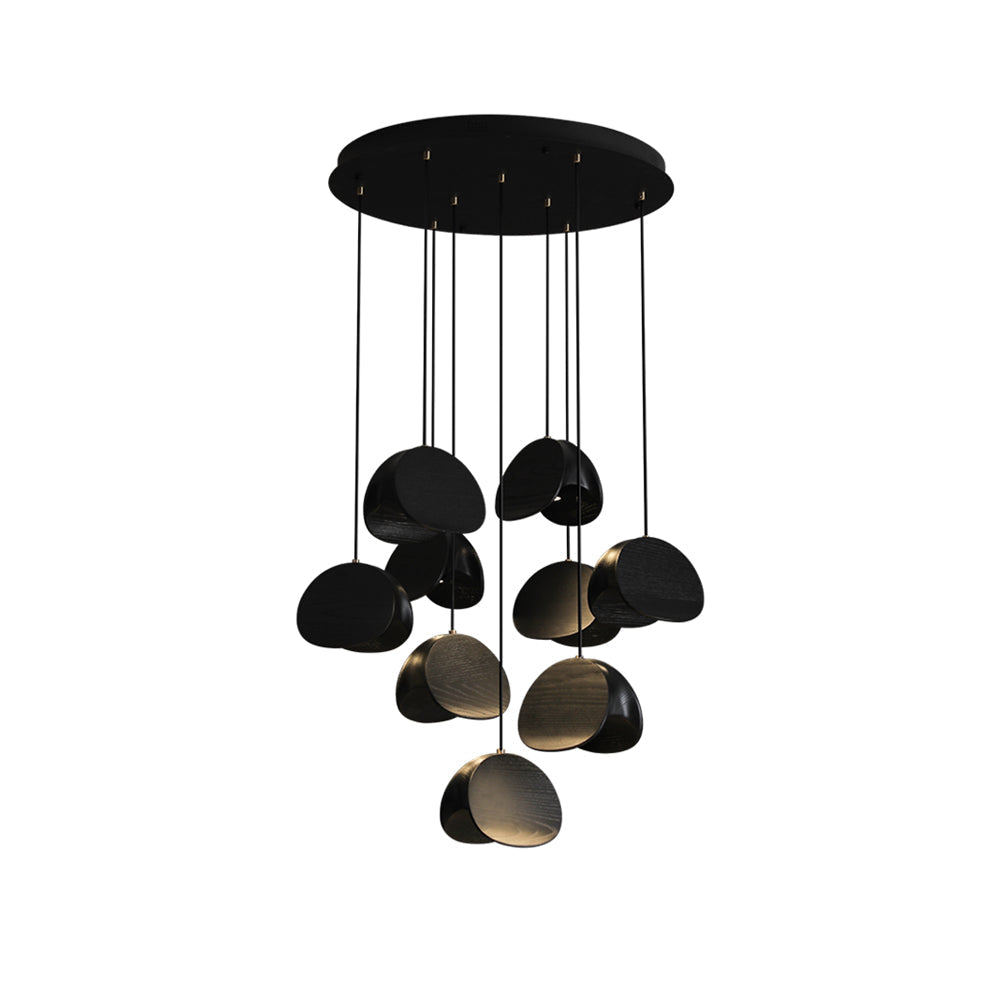 Elmiren Cluster Holz Pendelleuchte