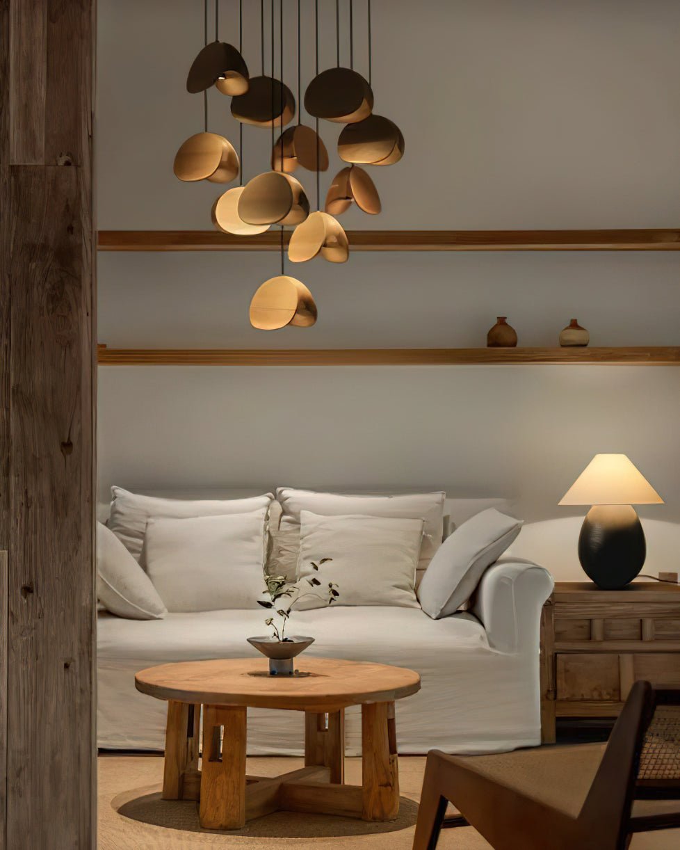 Elmiren Cluster Holz Pendelleuchte