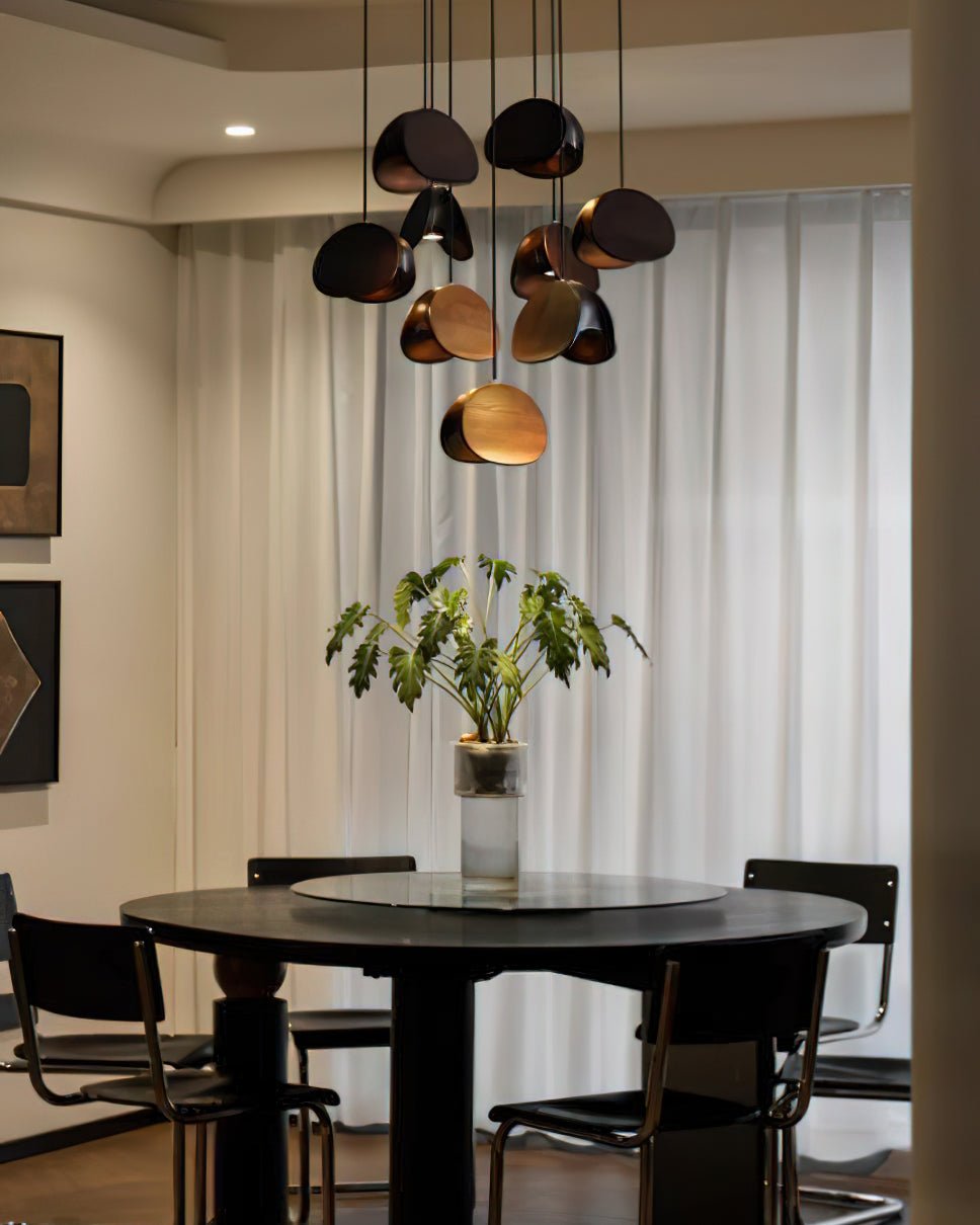 Elmiren Cluster Holz Pendelleuchte