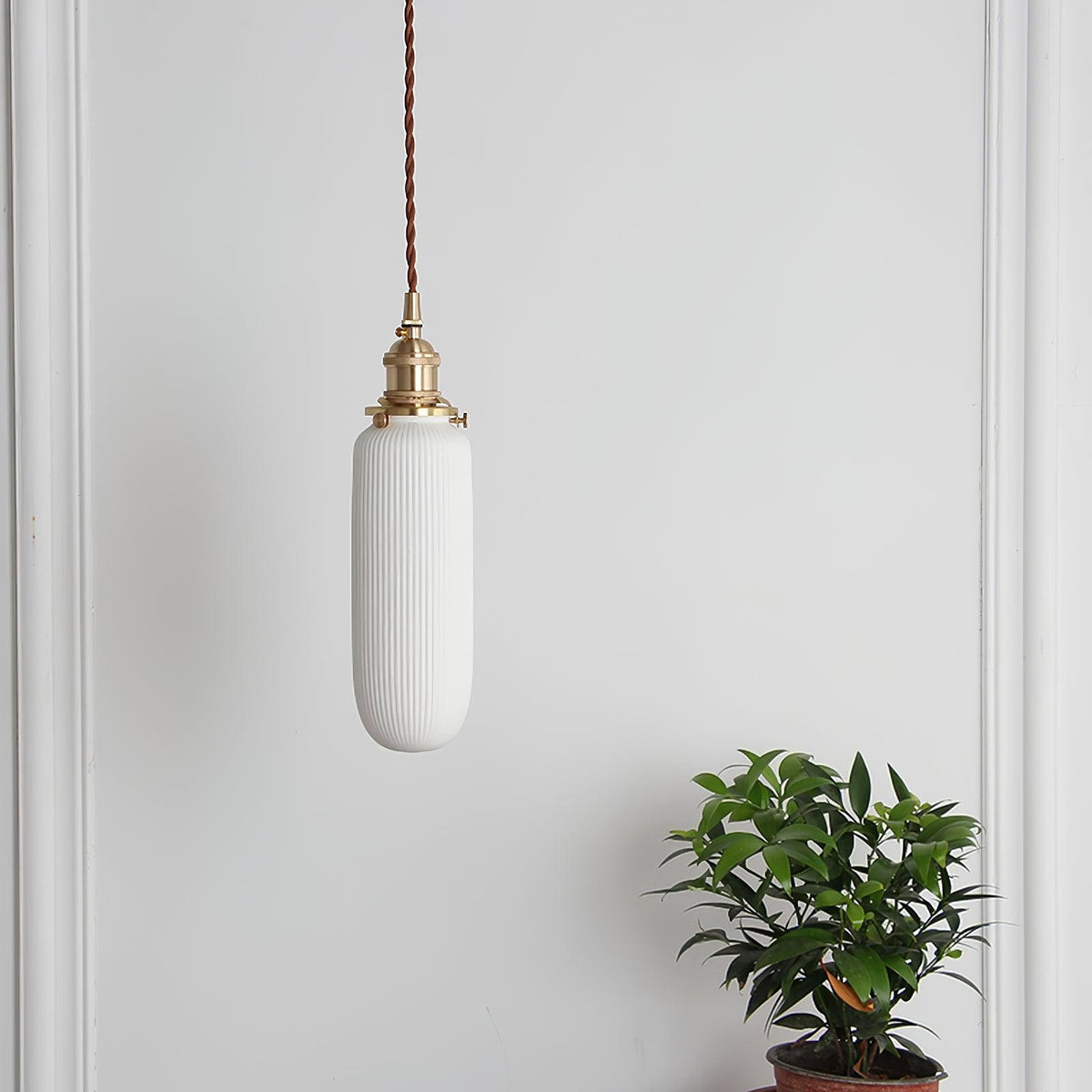 Eliaora Vintage Keramik-Pendelleuchte