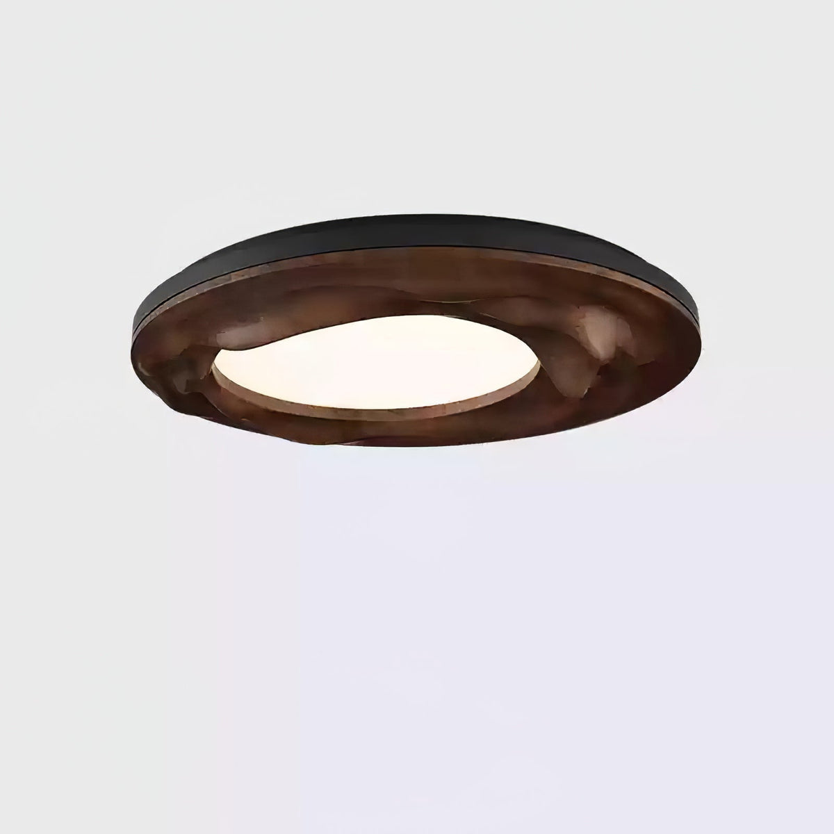 Rinarena Deckenleuchte Holz Ripple Organisch Beruhigend