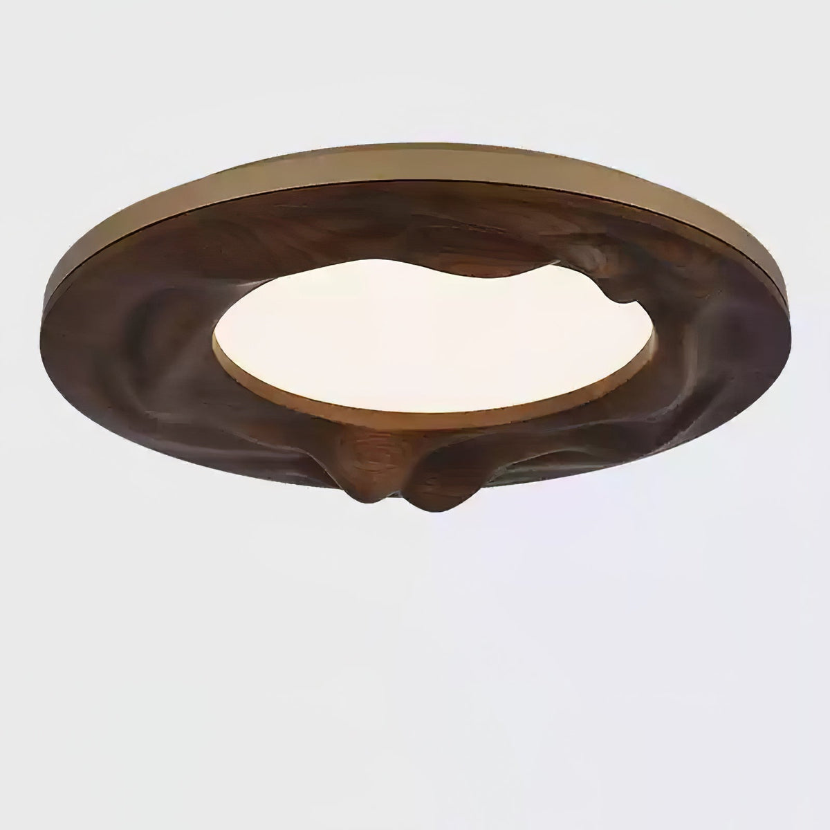 Rinarena Deckenleuchte Holz Ripple Organisch Beruhigend