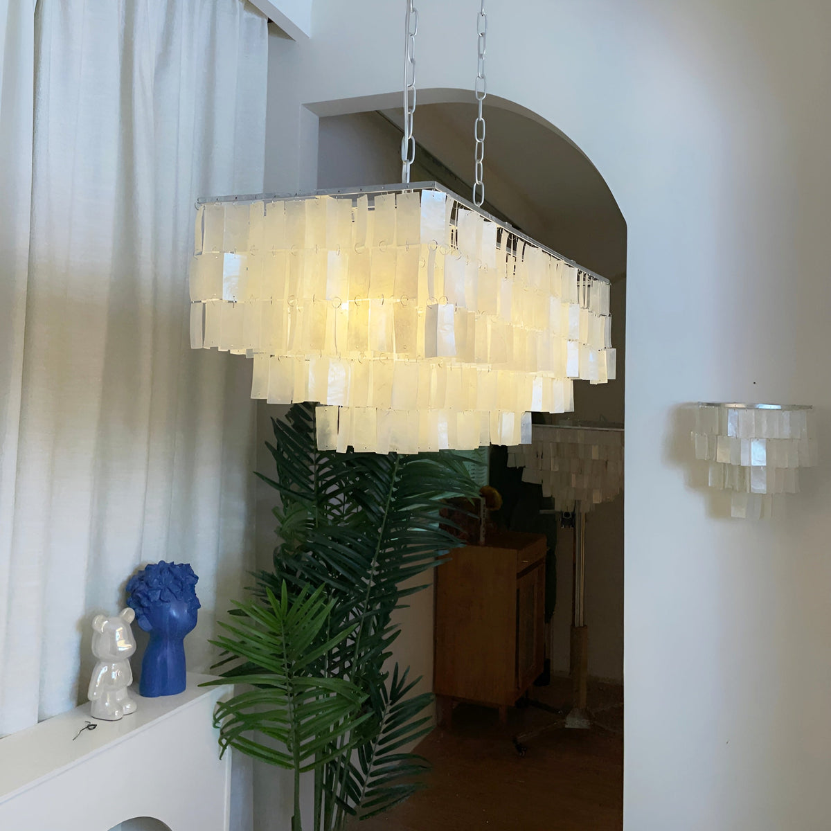 Coraise luxuriöse Pendelleuchte aus Schale und