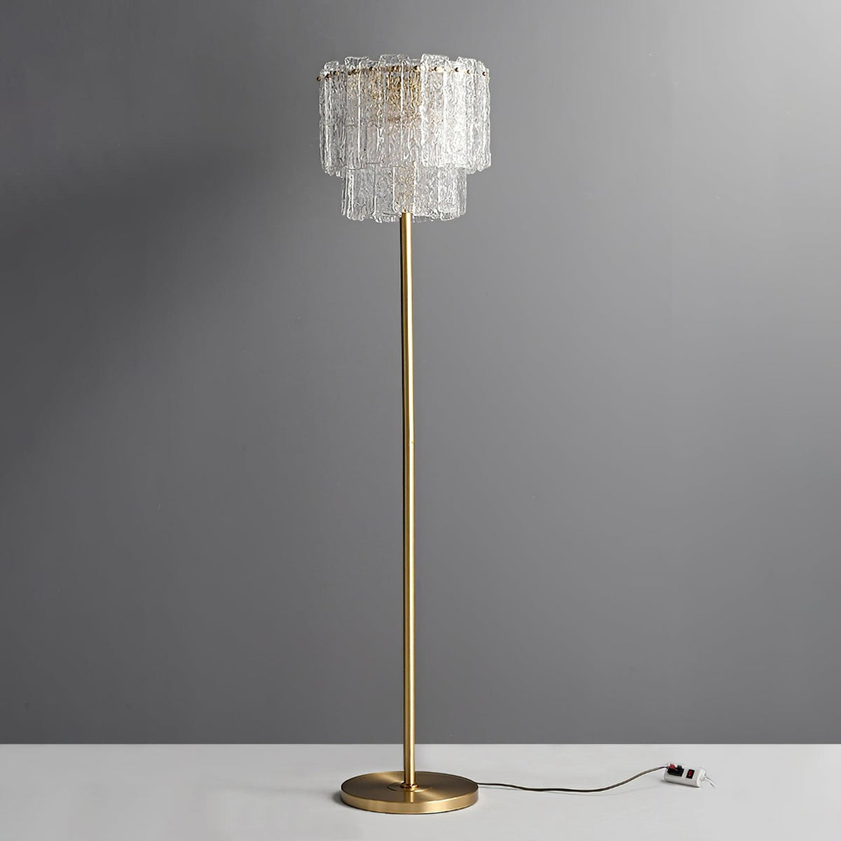 Velaette luxuriöse Stehleuchte aus Glas