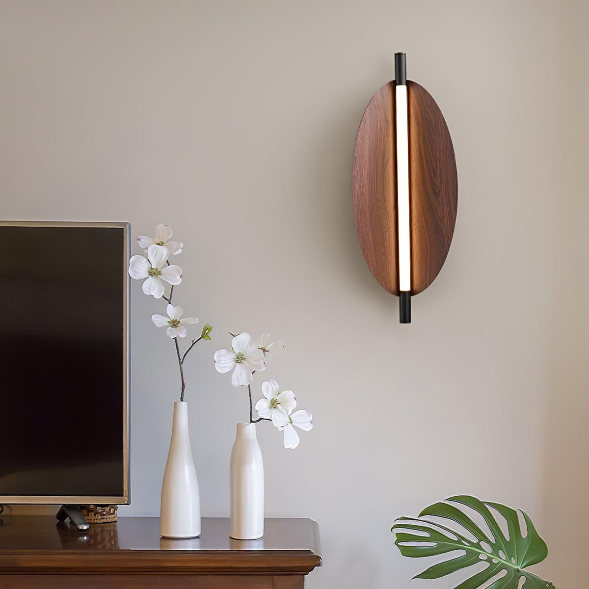 Orsoriel zeitgenössische minimalistische schlanke Platte-Wandleuchte
