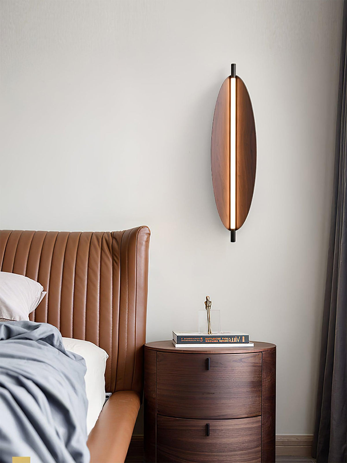 Orsoriel zeitgenössische minimalistische schlanke Platte-Wandleuchte