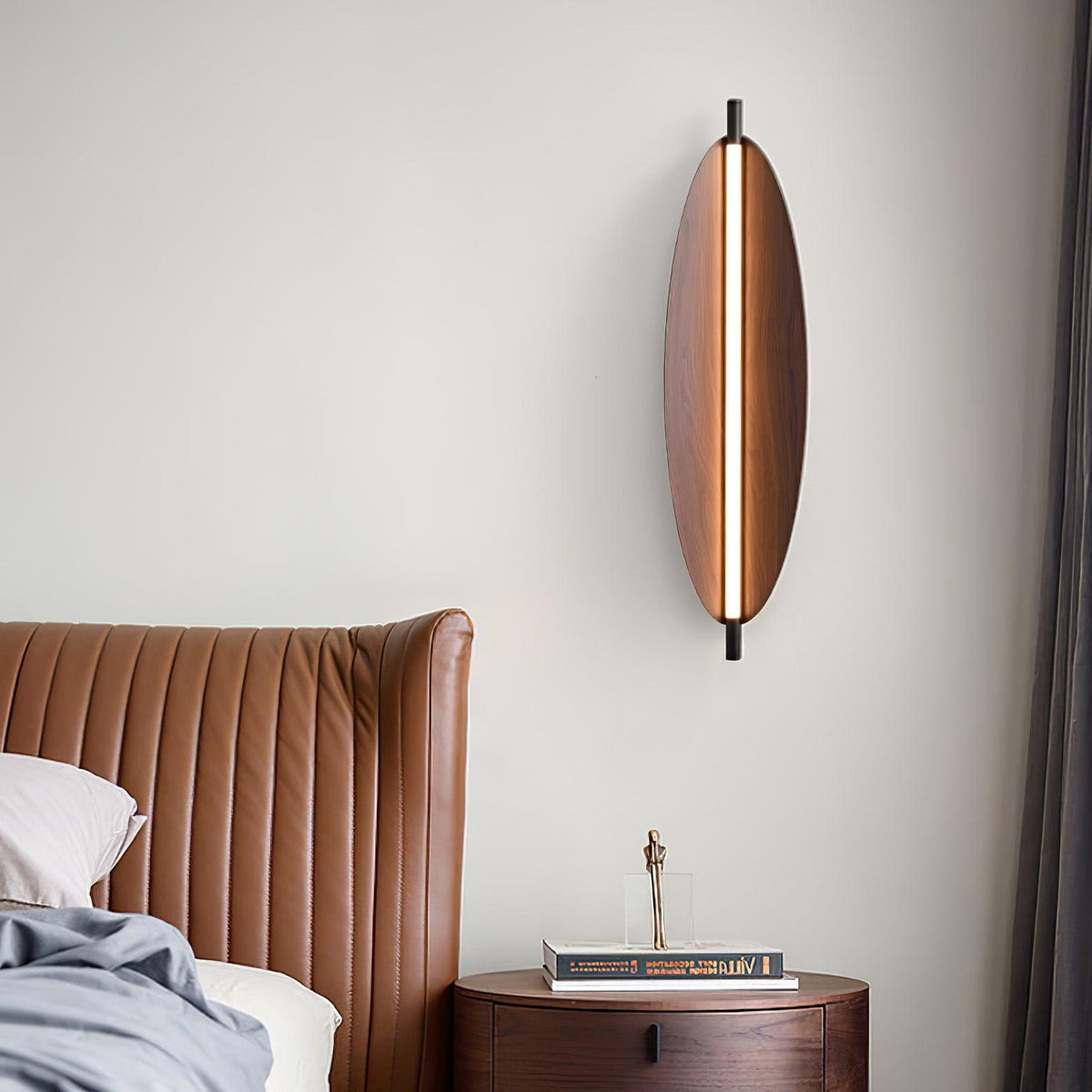 Orsoriel zeitgenössische minimalistische schlanke Platte-Wandleuchte