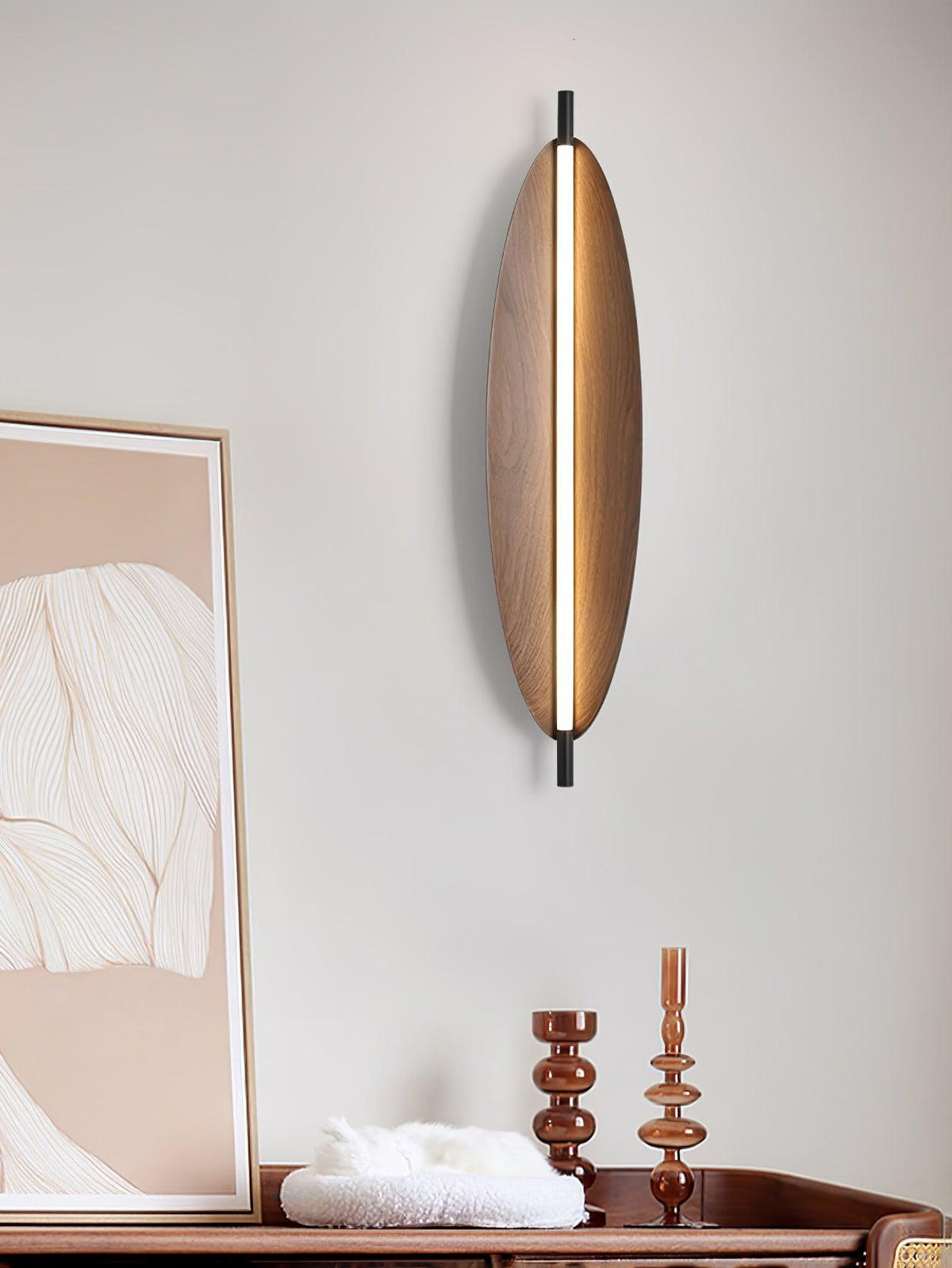 Orsoriel zeitgenössische minimalistische schlanke Platte-Wandleuchte