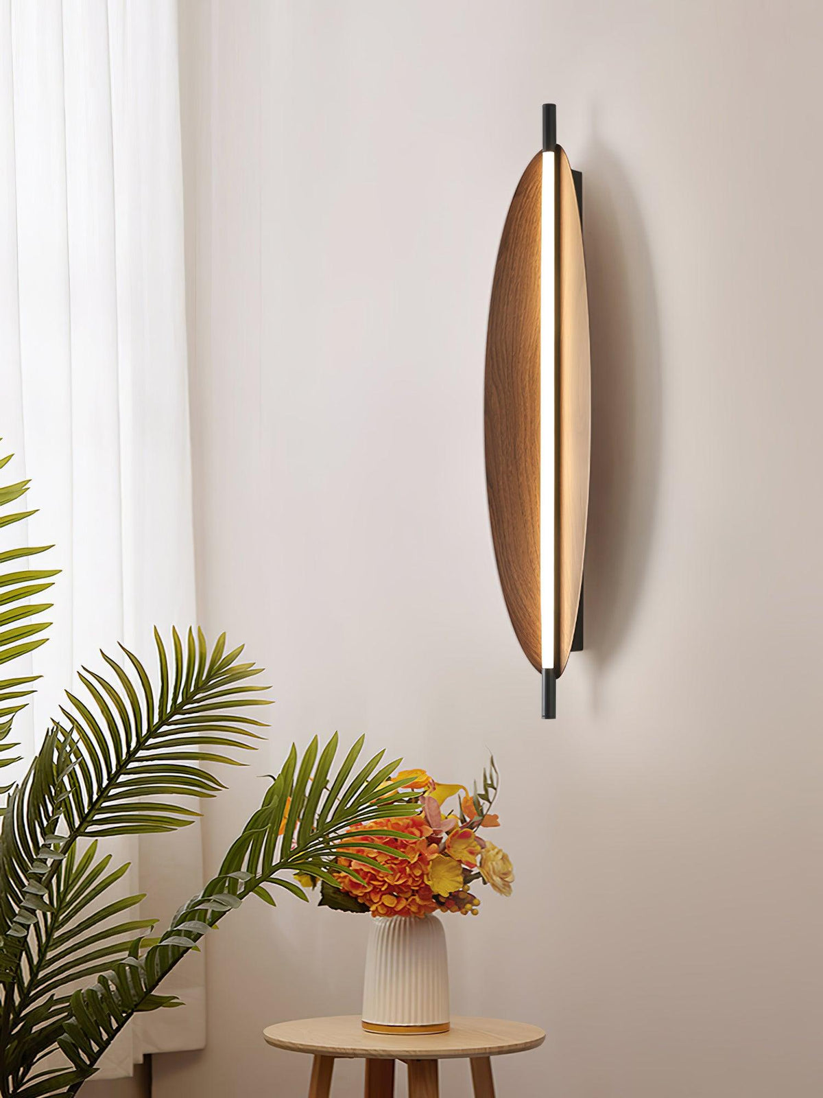 Orsoriel zeitgenössische minimalistische schlanke Platte-Wandleuchte