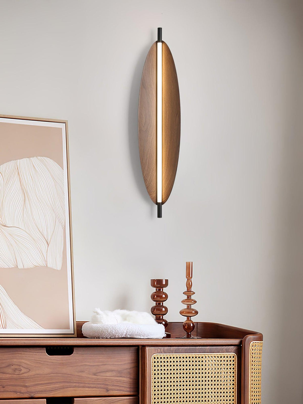 Orsoriel zeitgenössische minimalistische schlanke Platte-Wandleuchte