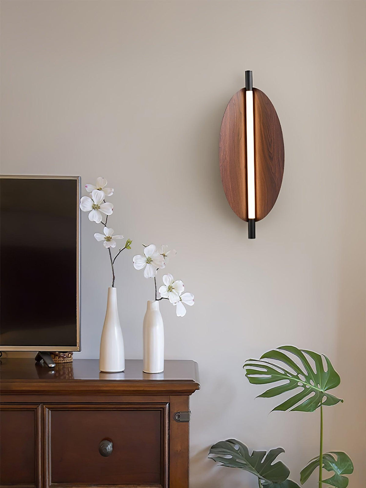 Orsoriel zeitgenössische minimalistische schlanke Platte-Wandleuchte