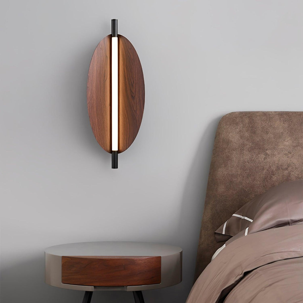 Orsoriel zeitgenössische minimalistische schlanke Platte-Wandleuchte